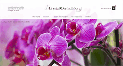 Desktop Screenshot of crystalorchidfloral.com