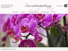 Tablet Screenshot of crystalorchidfloral.com